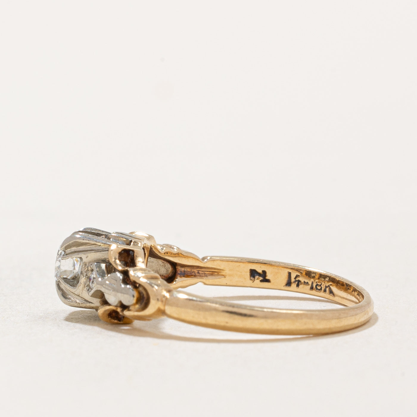 0.14ctw Illusion Set Diamond Ring - Size 4.25 | Elegant Wedding Band, Anniversary Gift for Her | Perfect for Engagement, Proposal & Special Occasions