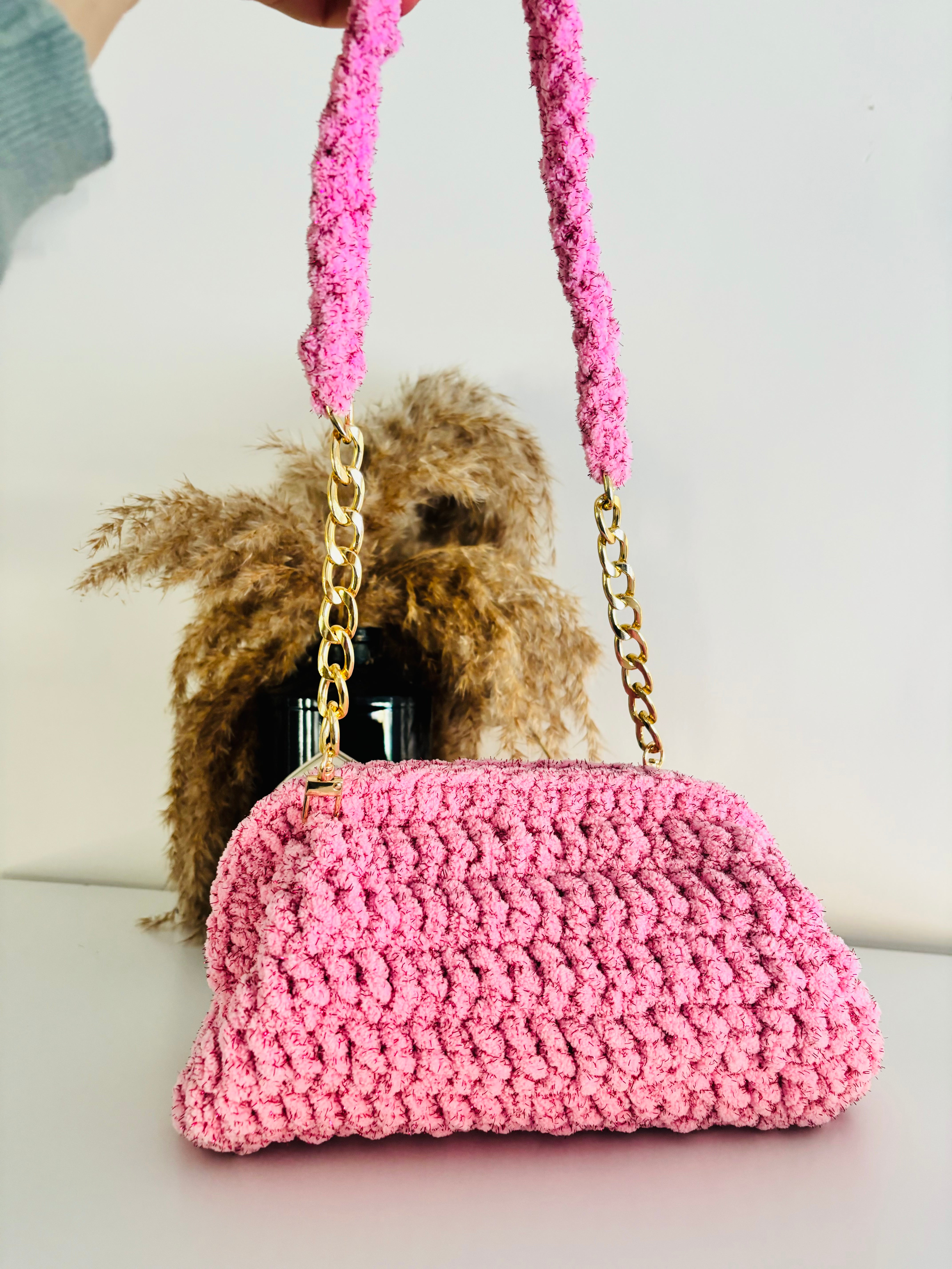 Pink Barbie Doll with Red Glitter Velvet Clutch - Perfect for Birthday Gifts, Collectibles & Playtime Fun