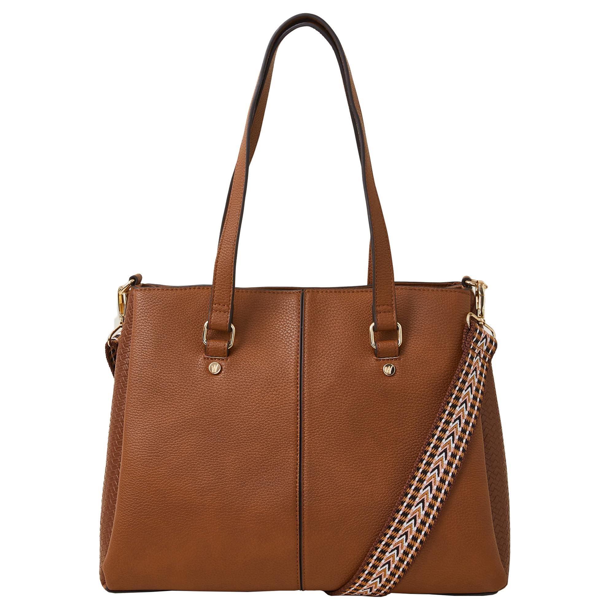 Accessorize London Women's Shoulder Bag with Adjustable Strap - Perfect for Office & Work