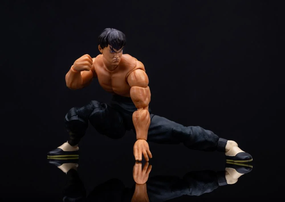 Jada Toys 1/12 Scale 6-Inch Ultra Street Fighter II Action Figure - Fei Long Collectible for Display & Gaming | Perfect for Fans, Collectors & Cosplay Enthusiasts