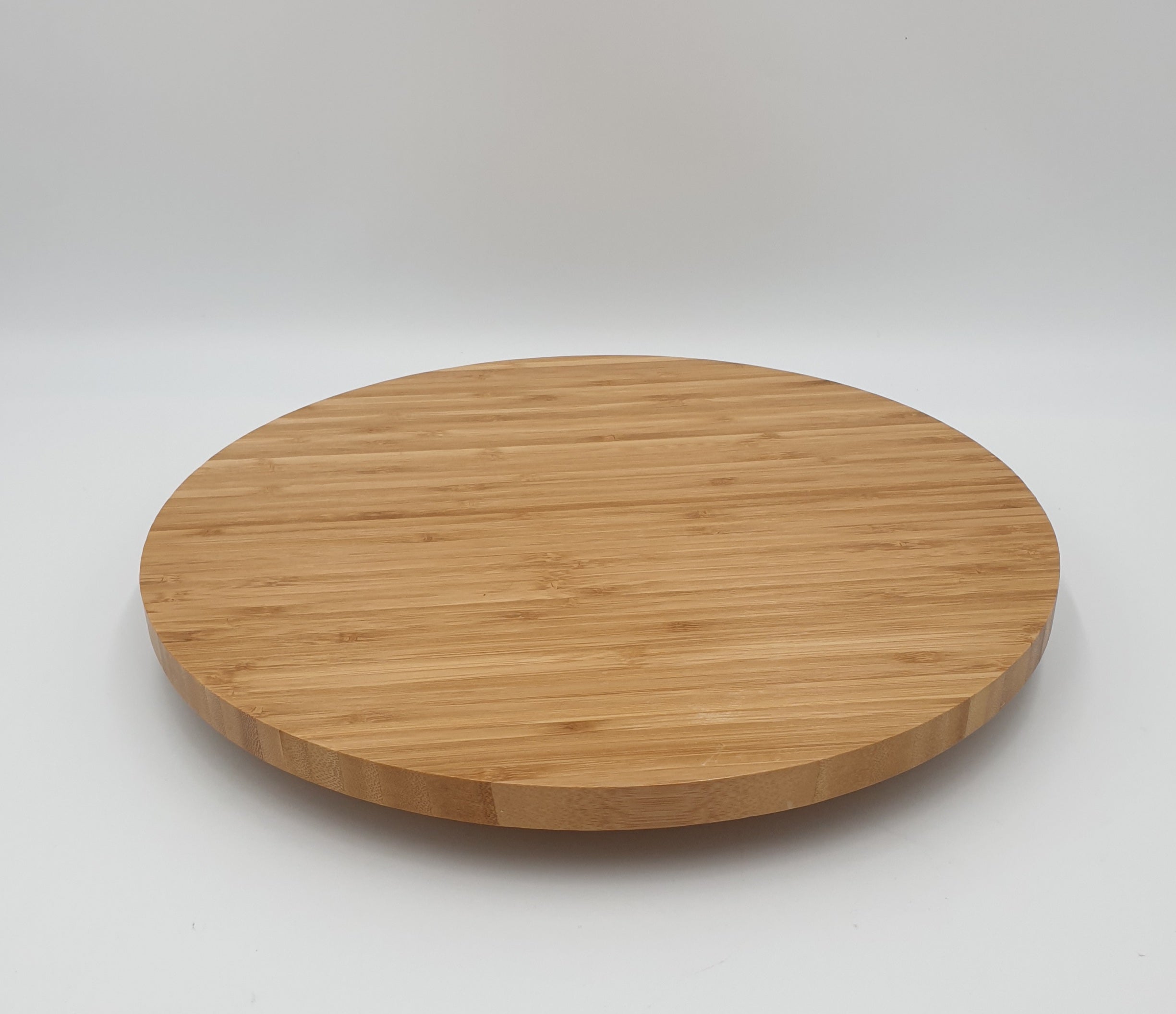 13.5 Inch Bamboo Lazy Susan Turntable - Set of 12 - Perfect for Kitchen, Dining Table, and Party Serving