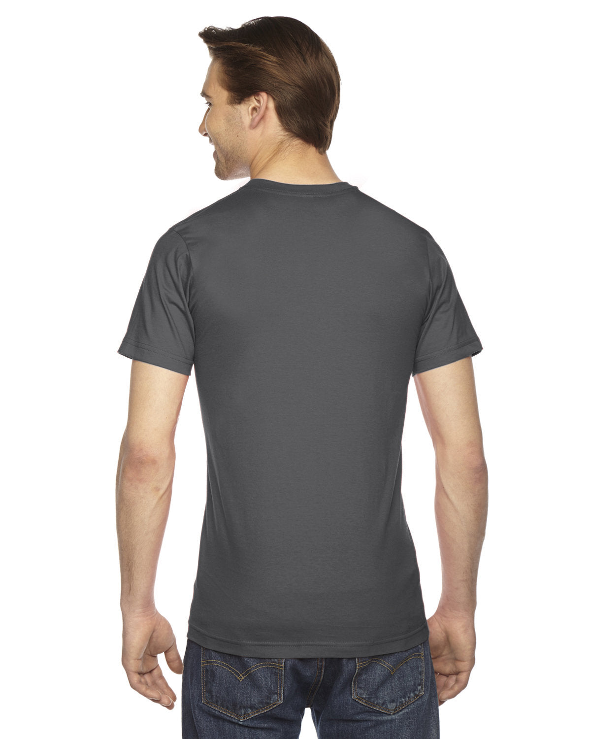 American Apparel 2001W Unisex Fine Jersey Short Sleeve T-Shirt - Soft Cotton Tee for Men & Women - Perfect for Casual Wear, Gym, and Everyday Outfits