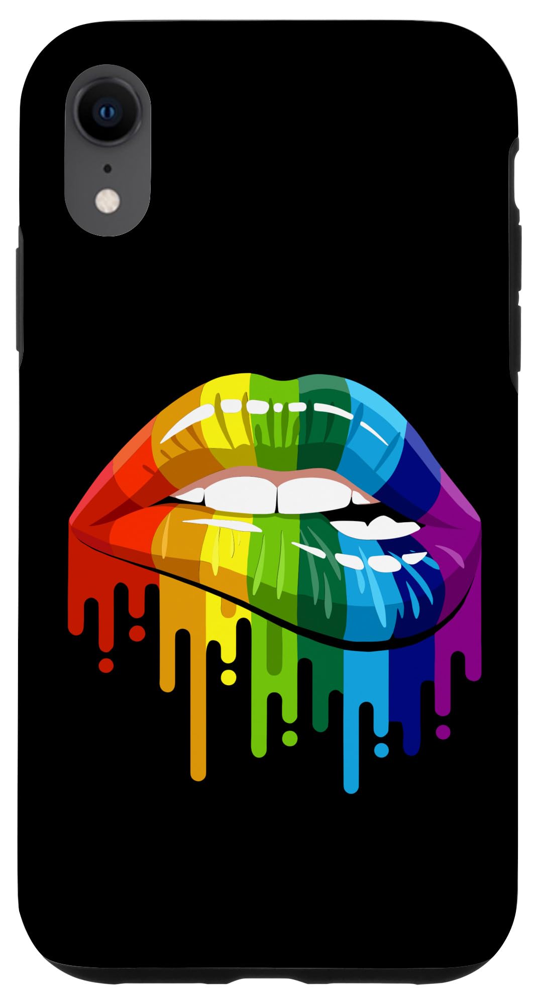 iPhone XR LGBTQ Rainbow Pride Case - Colorful Protective Phone Cover for Gay Pride, LGBTQ+ Support & Festivals - Perfect for Parades, Events & Daily Use