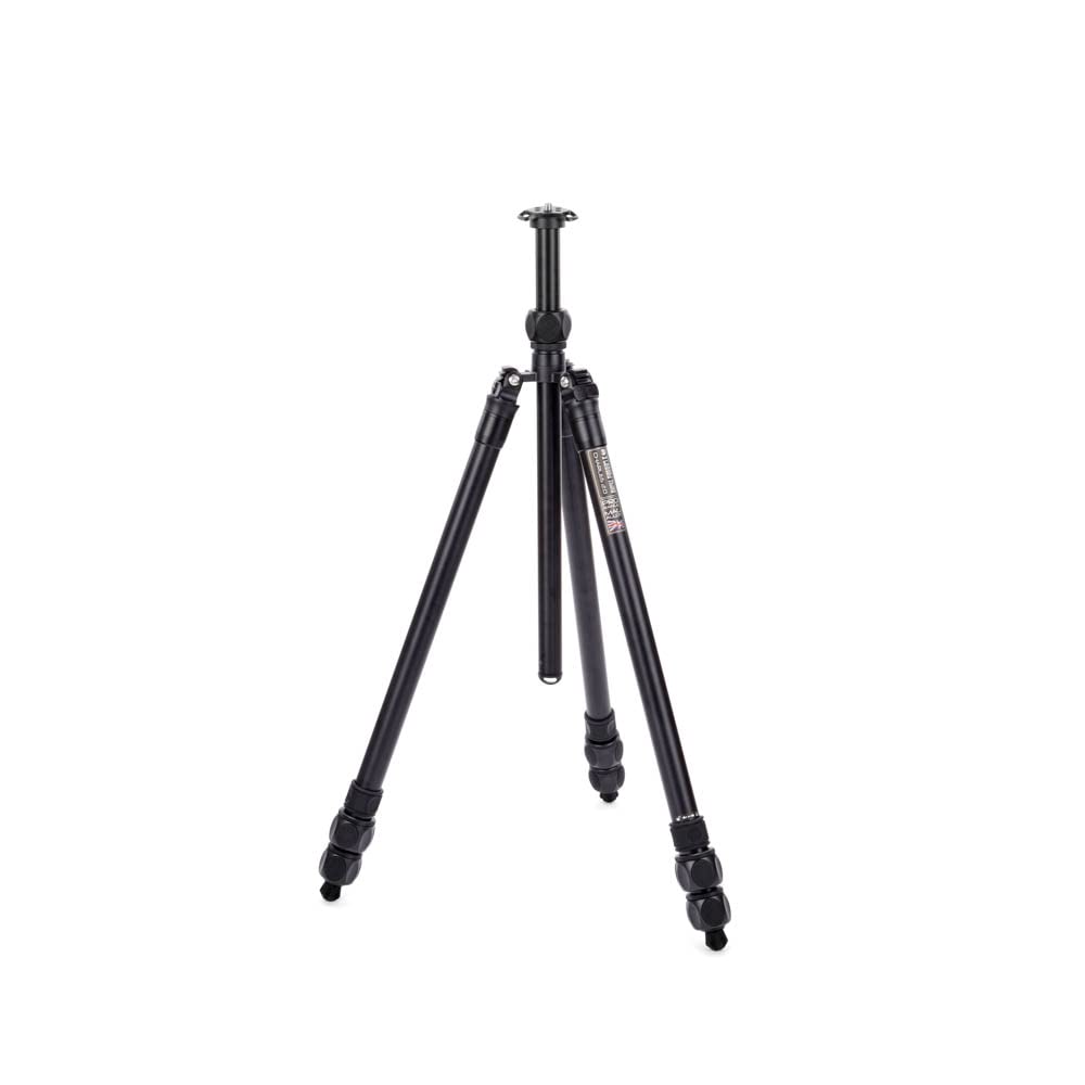 3 Legged Thing Charles 2.0 Aluminum Tripod System - Professional Adjustable Camera Tripod with 3 Detachable Legs for Monopod Conversion | Lightweight & Sturdy for DSLR, Mirrorless Cameras | Perfect for Low Light & Night Photography (Matte Black) (CHARLESDARK2)