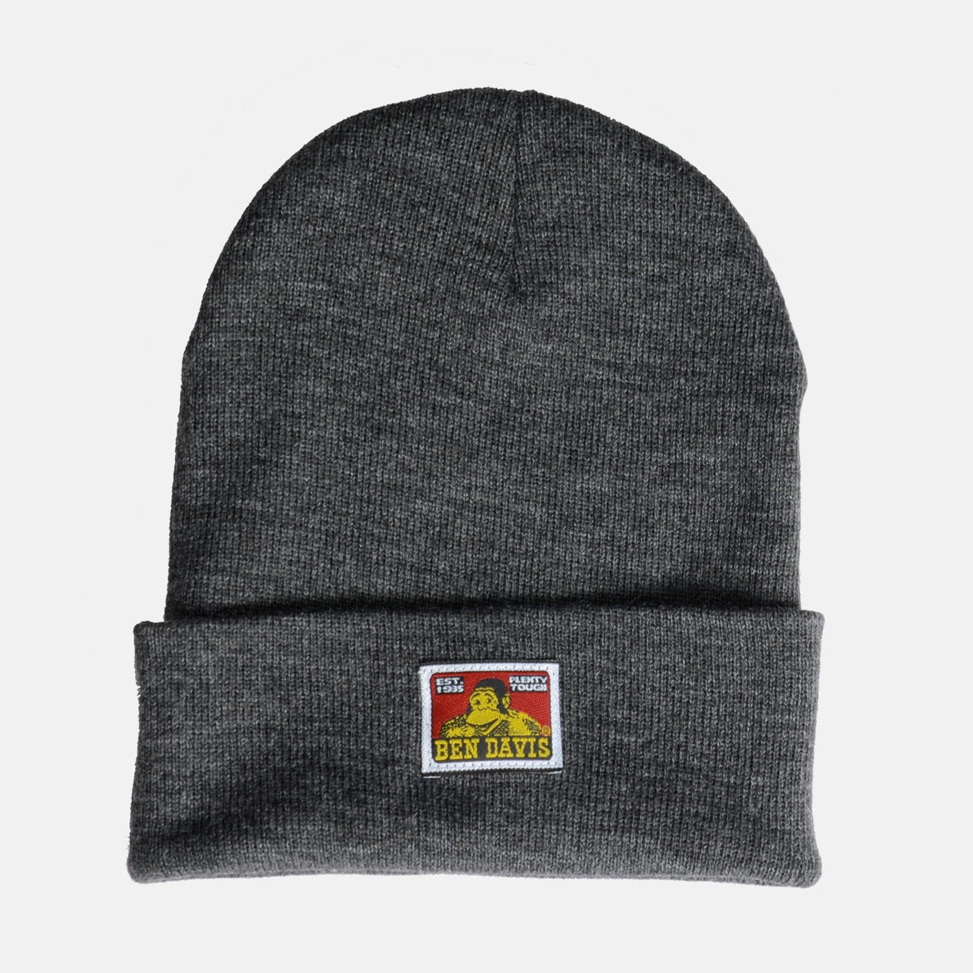 Ben Davis Logo Beanie Cap - Warm Winter Skull Cap for Men & Women - Unisex Knit Hat for Outdoor Activities, Skiing, and Casual Wear