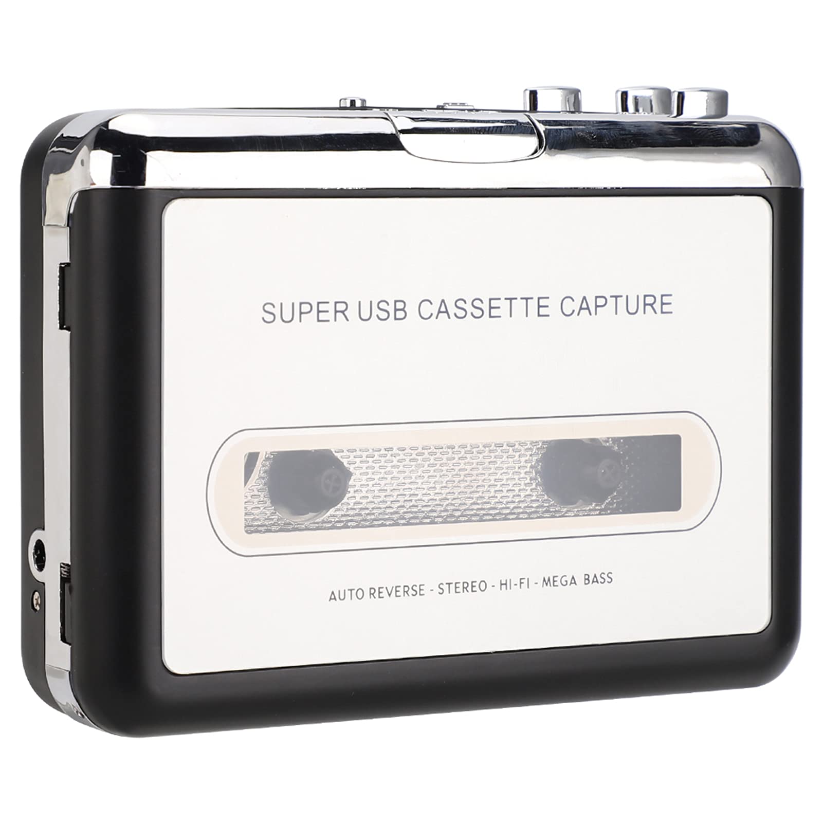 Portable Cassette Player with USB MP3 Converter - Stereo Music Player for Vintage Tapes | Perfect for Home, Car & Travel Use