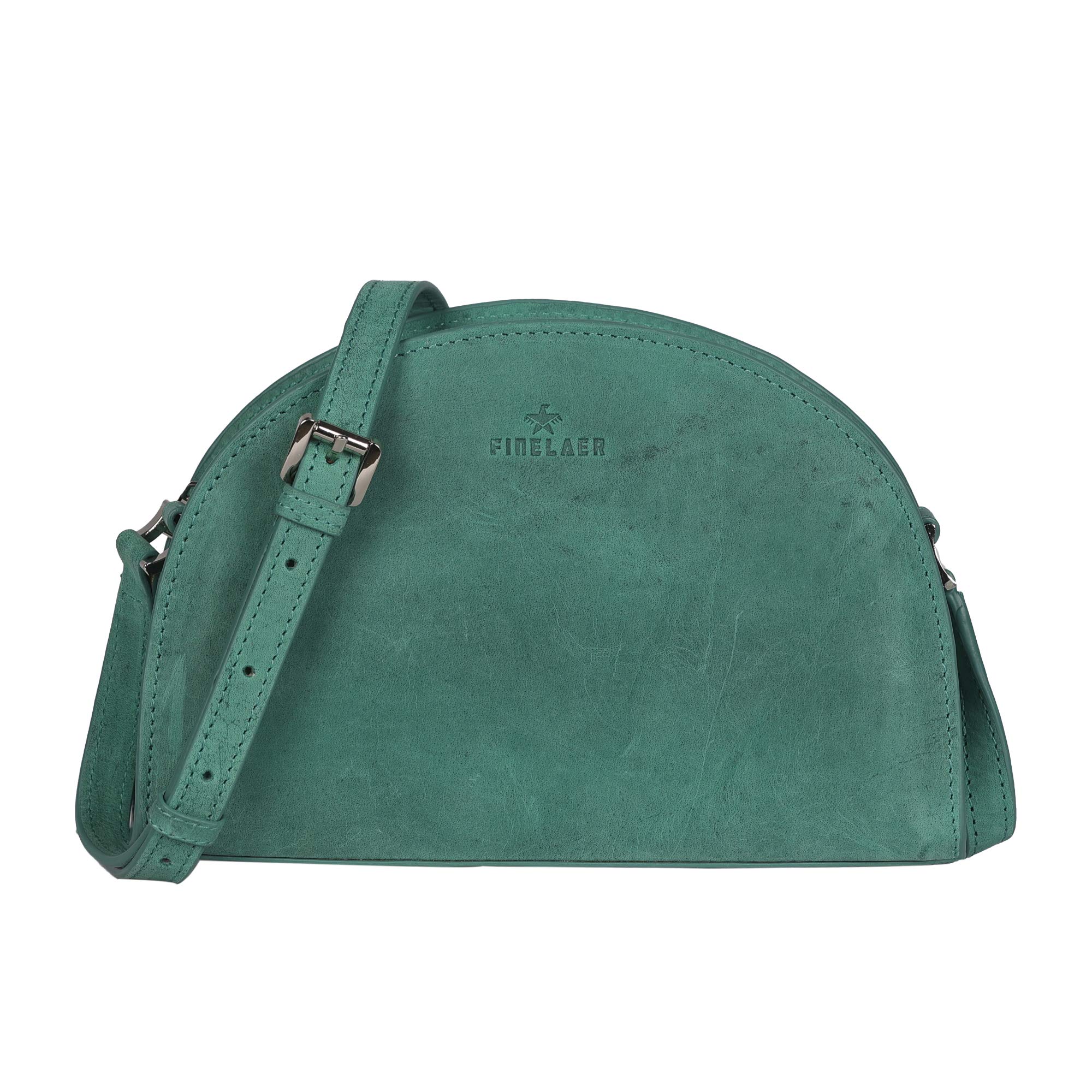 Finelaer Genuine Leather Crossbody Purse for Women - Stylish & Durable Shoulder Bag for Work, Travel & Everyday Use