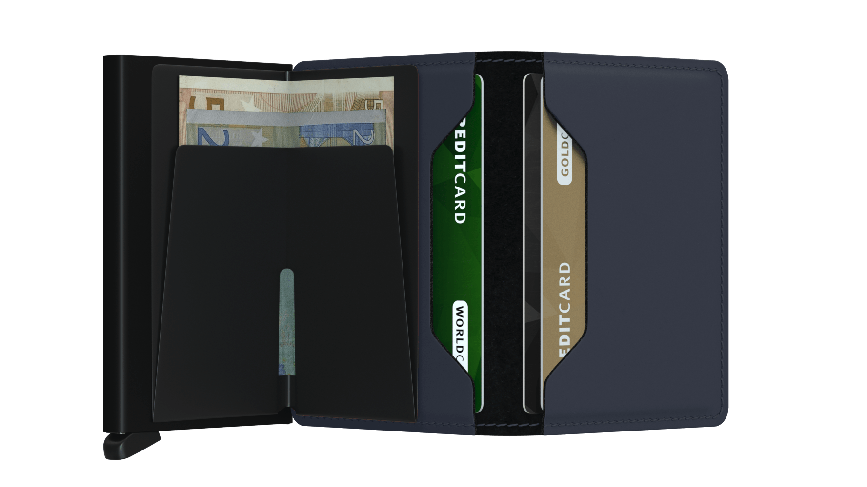 SECRID Slimwallet Matte - RFID Blocking Minimalist Wallet for Men & Women | Ultra-Thin & Durable | Perfect for Travel, Business & Everyday Use