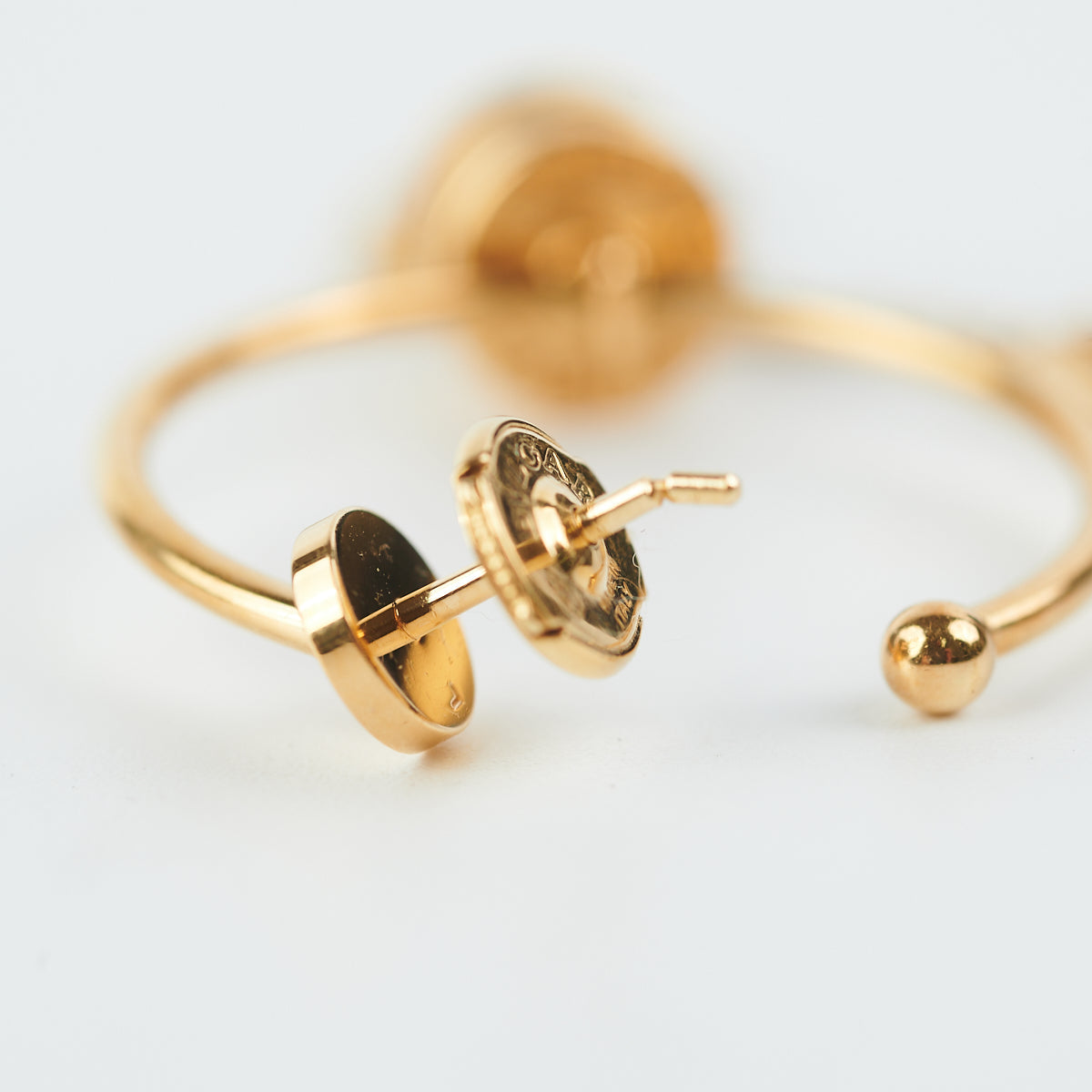 Bvlgari B.zero1 18K Yellow Gold Long Hoop Earrings for Women - Luxury Italian Jewelry for Parties, Weddings & Special Occasions