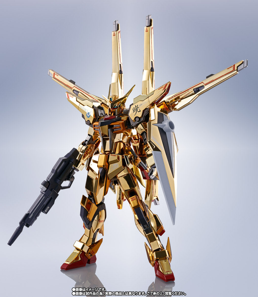 Bandai Metal Robot Spirits Gundam Seed Freedom ORB-01 Akatsuki Shiranui Unit Action Figure - High-Quality Collectible Model Kit for Anime Fans & Gundam Enthusiasts | Perfect for Display, Collection, and Role-Playing Battles
