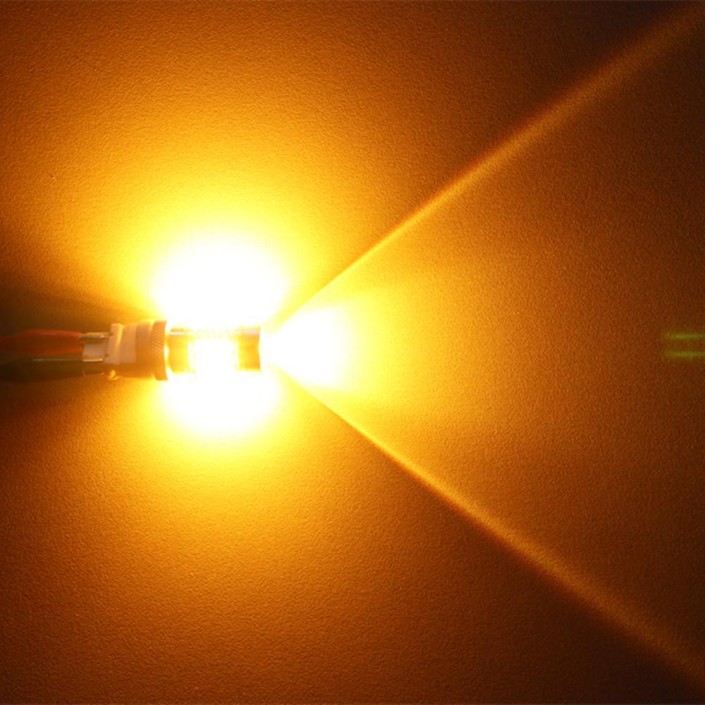 2357 1157 LED Switchback Bulbs - 6000K White/Amber Turn Signal Lights for Cars, Trucks & SUVs - Durable & Bright for Daytime Running & Night Driving