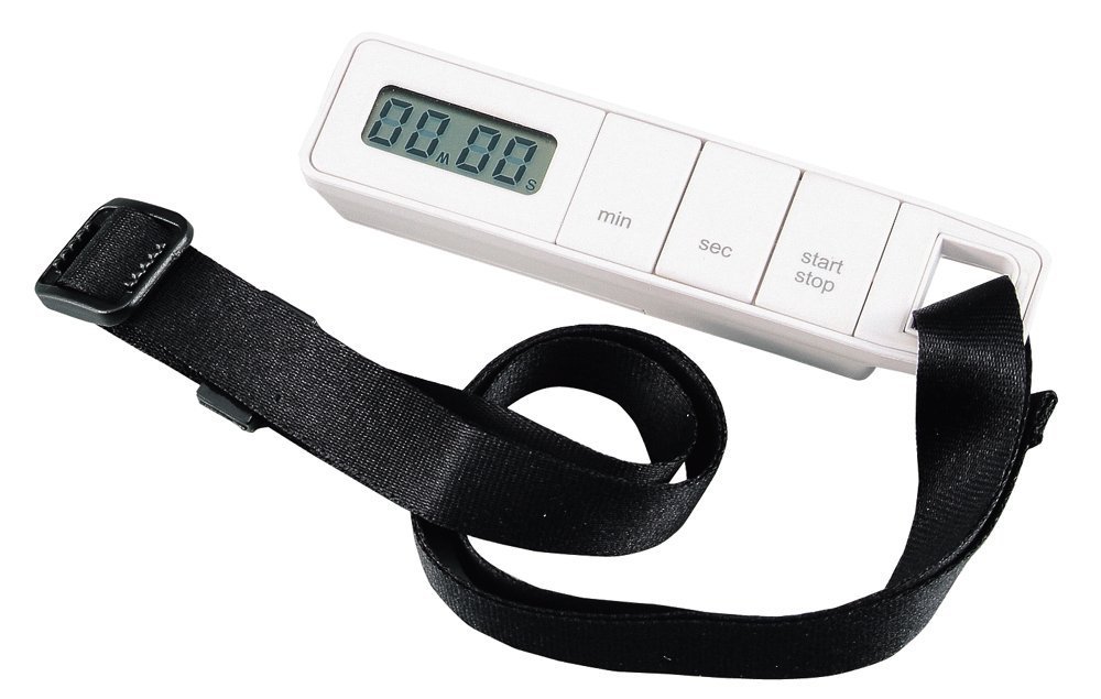 Pearl Metal C-3238 Vibrating Timer for Kitchen, Cooking, Study, Exams - White | Perfect for Meal Prep, Pomodoro Technique & Time Management