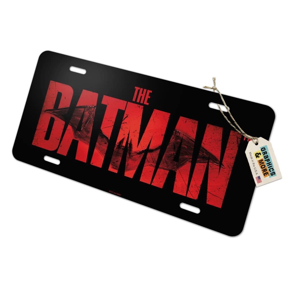 The Batman Logo Novelty Metal Vanity License Plate - Custom Car Decoration & Unique Home Decor for Batman Fans - Perfect for Vehicles, Bedrooms, or Man Caves