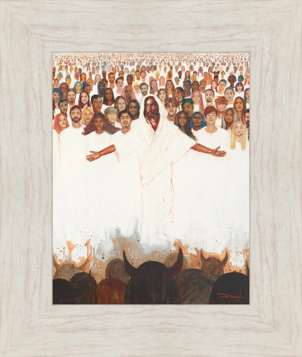 Fear Not, For They That Be With Us Are More - Inspirational Christian Wall Art for Home & Office Decor - Perfect for Living Room, Bedroom, or Gift Giving