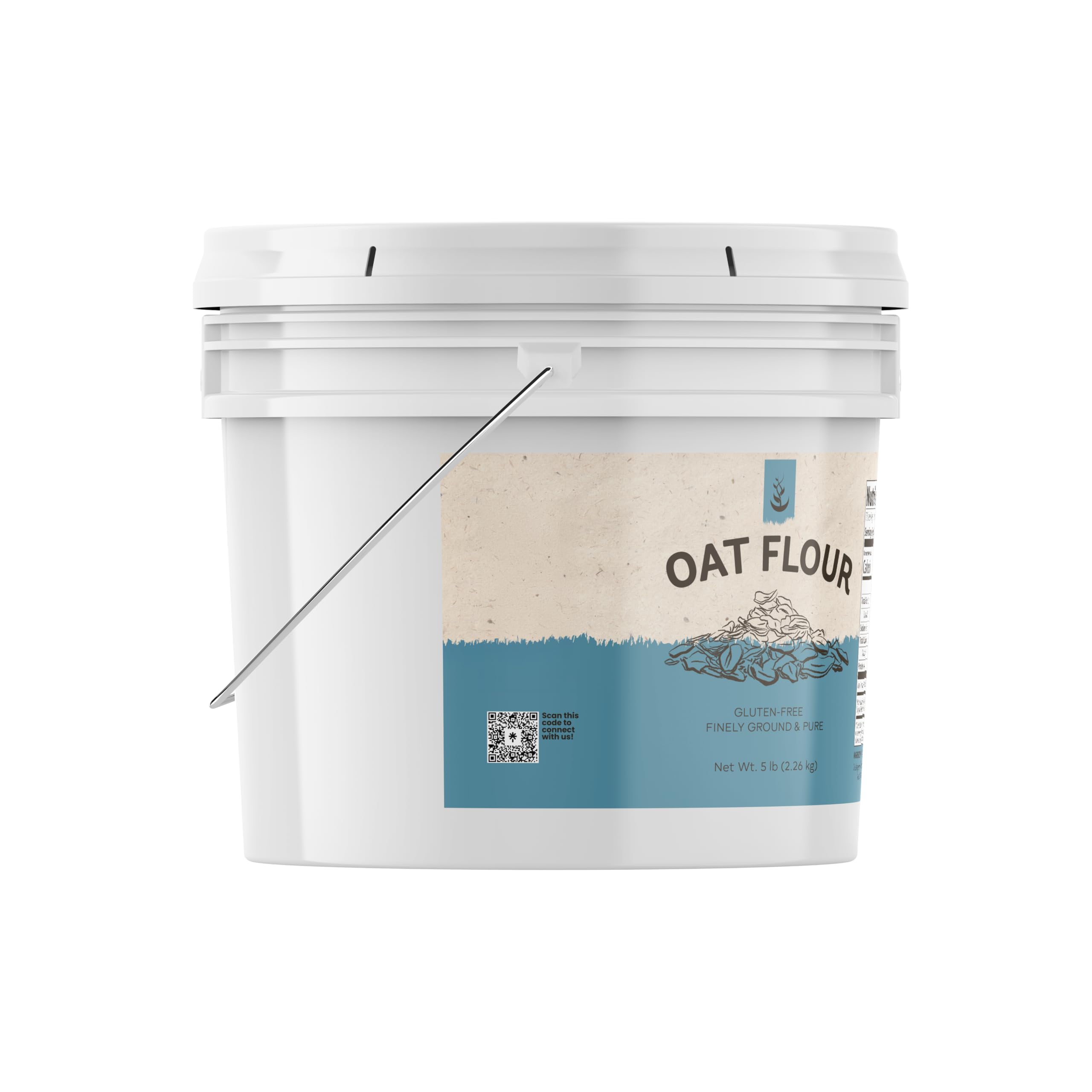 Organic Oat Flour (1 Gallon) - Gluten-Free, Non-GMO, Finely Ground for Baking - Perfect for Cookies, Bread & Pancakes - Pure & Natural Ingredient
