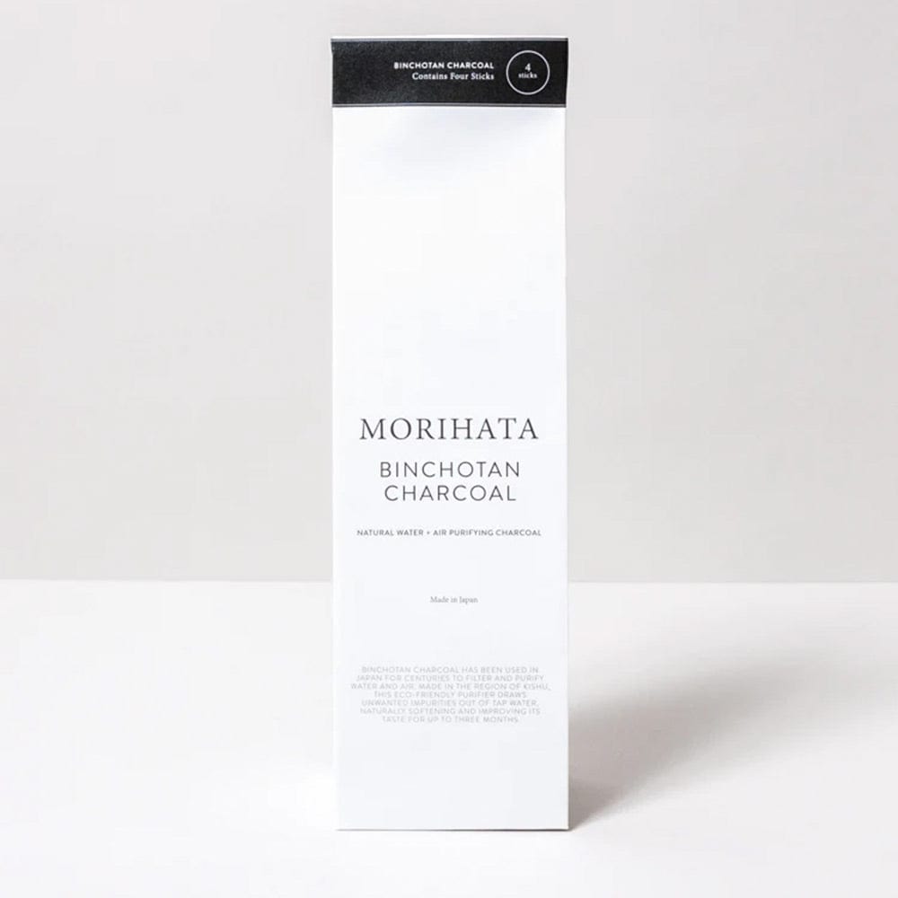 Premium Morihata Binchotan Charcoal Sticks - 4 Pack | Natural Odor Absorber & Water Purifier for Home, Kitchen, and Travel | Eco-Friendly Air Purification
