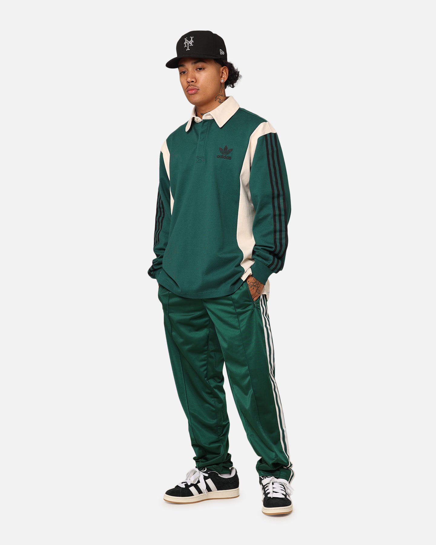 Adidas Archive Track Pants for Men - Green Athletic Joggers with Comfort Fit & Side Pockets - Perfect for Running, Gym Workouts & Casual Streetwear