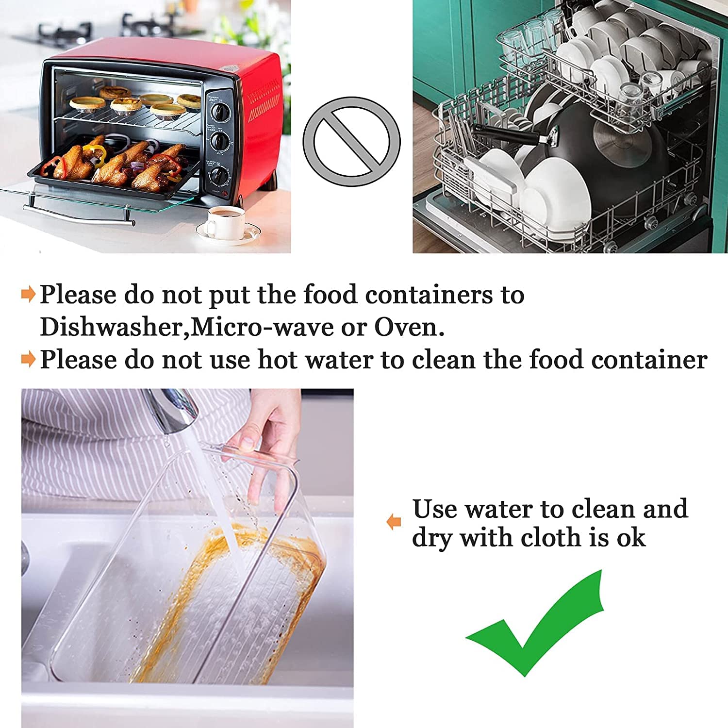 Clear 5700ML Refrigerator Organizer Set of 4 - Fridge Food Storage Containers with Lids & Drain Plate for Vegetables, Fruits, Lettuce | Perfect for Meal Prep & Fresh Produce Organization