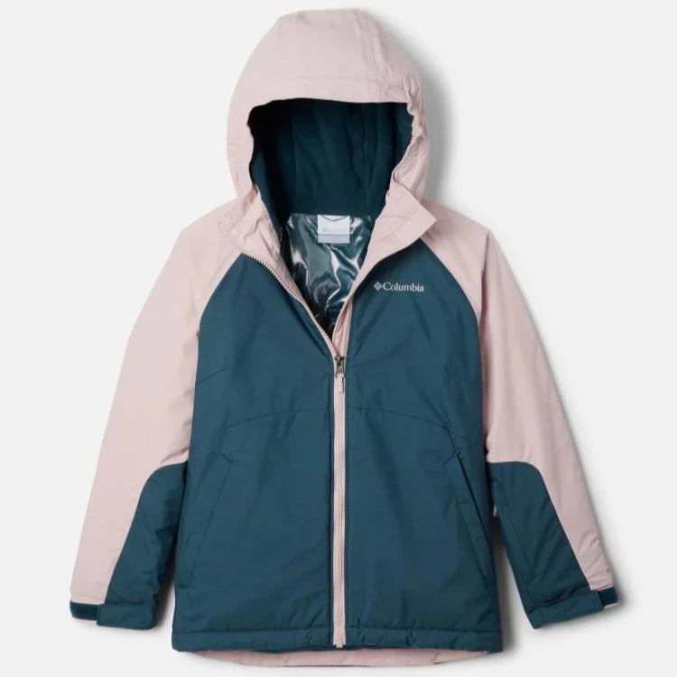 Columbia Night Wave Heather/Dusky Pink Alpine Action II Jacket - Waterproof Hiking Jacket for Women - Perfect for Outdoor Adventures & Mountain Climbing