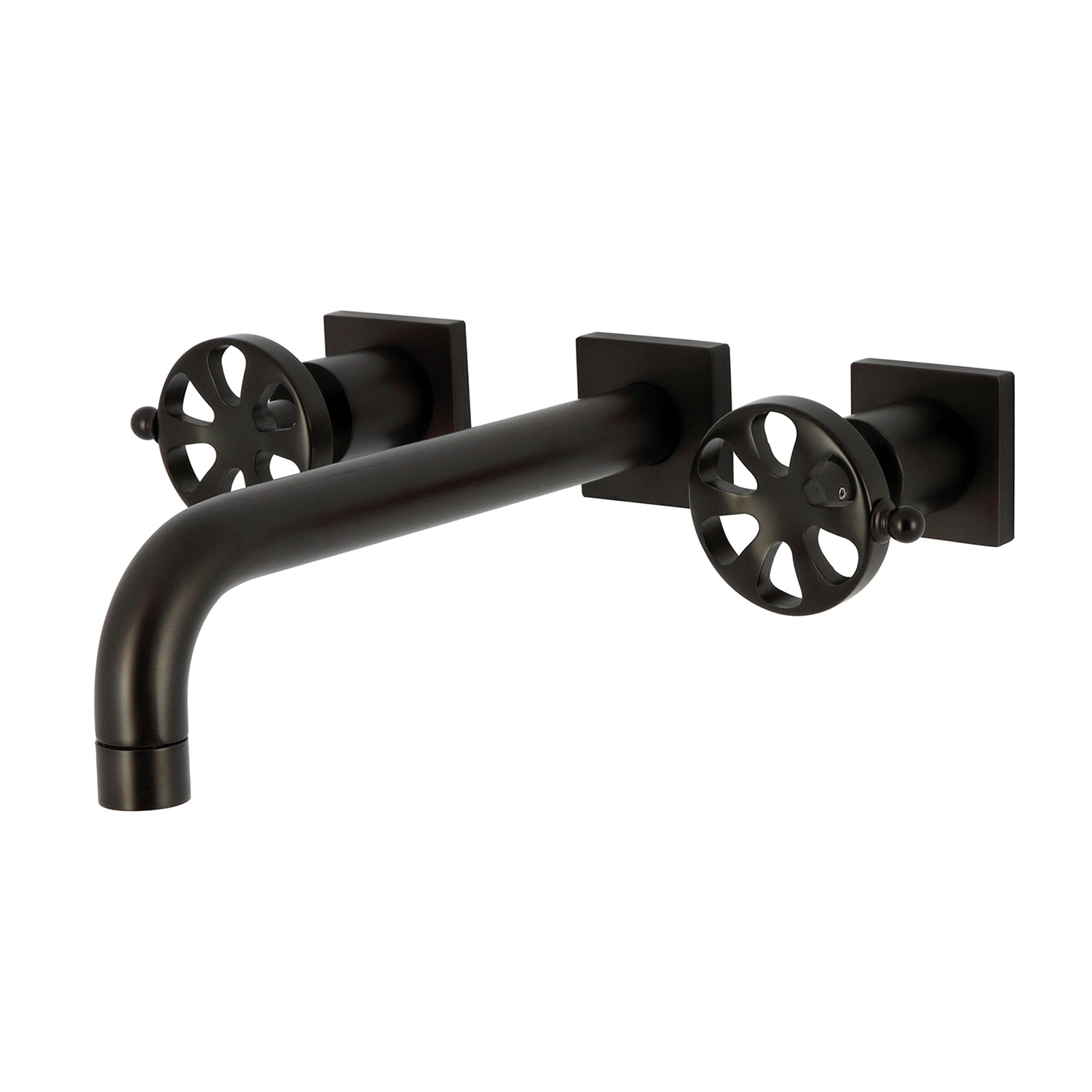 Belknap KS6025RX Oil Rubbed Bronze Roman Tub Faucet - 3 Hole Wall Mount Two Handle Bathroom Faucet for Luxury Bathtubs & Spa Retreats