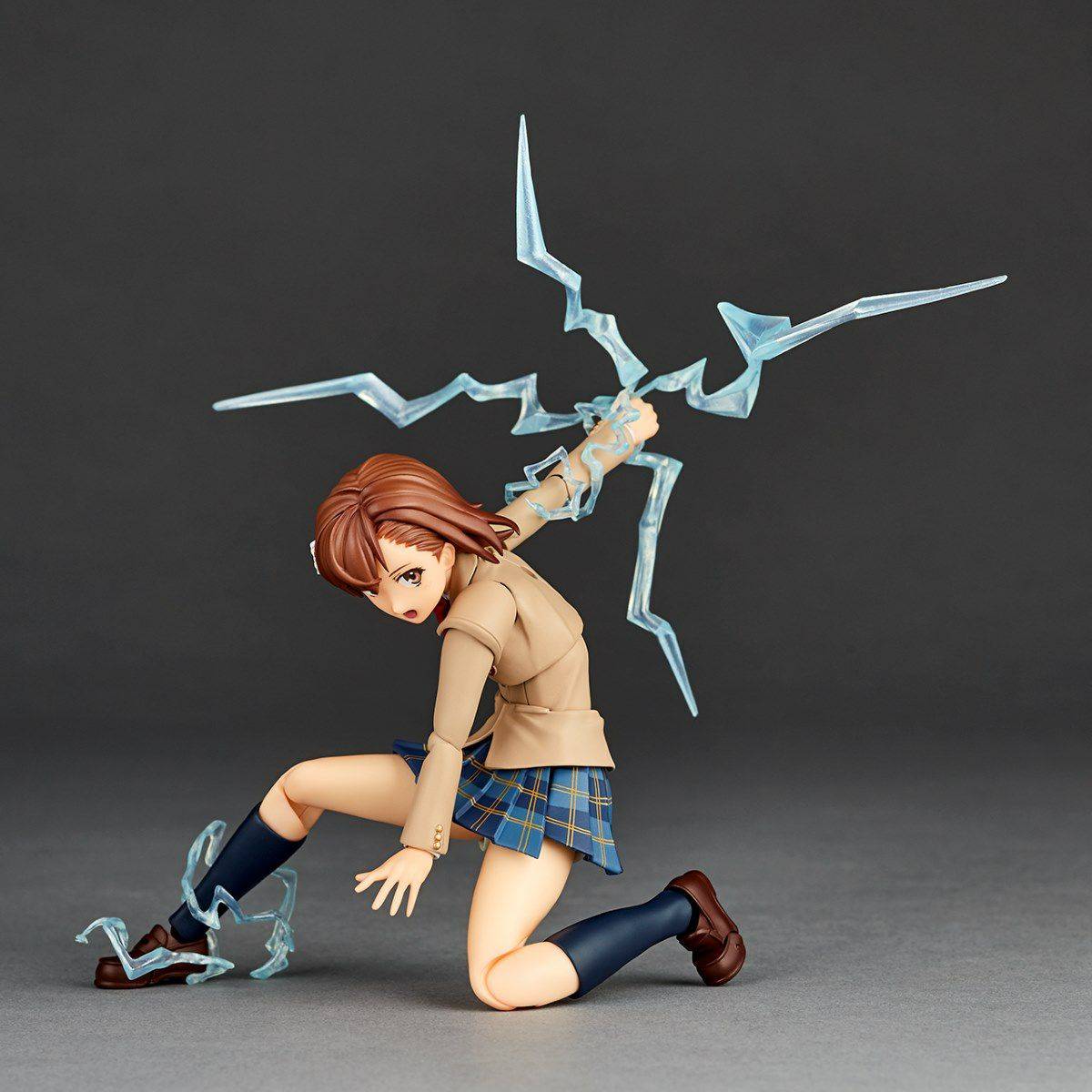 Amazing Yamaguchi Revoltech Action Figure - Mikoto Misaka Winter Uniform Ver. (NR043) | Highly Articulated Collectible for Anime Fans | Perfect for Display, Photography & Cosplay Inspiration