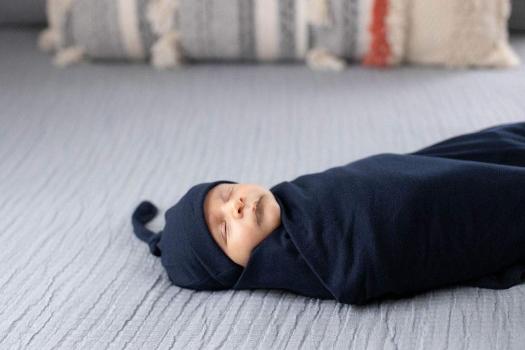 Mommy & Me Maternity Robe Set - Labor & Delivery Gown with Matching Swaddle for Newborns
