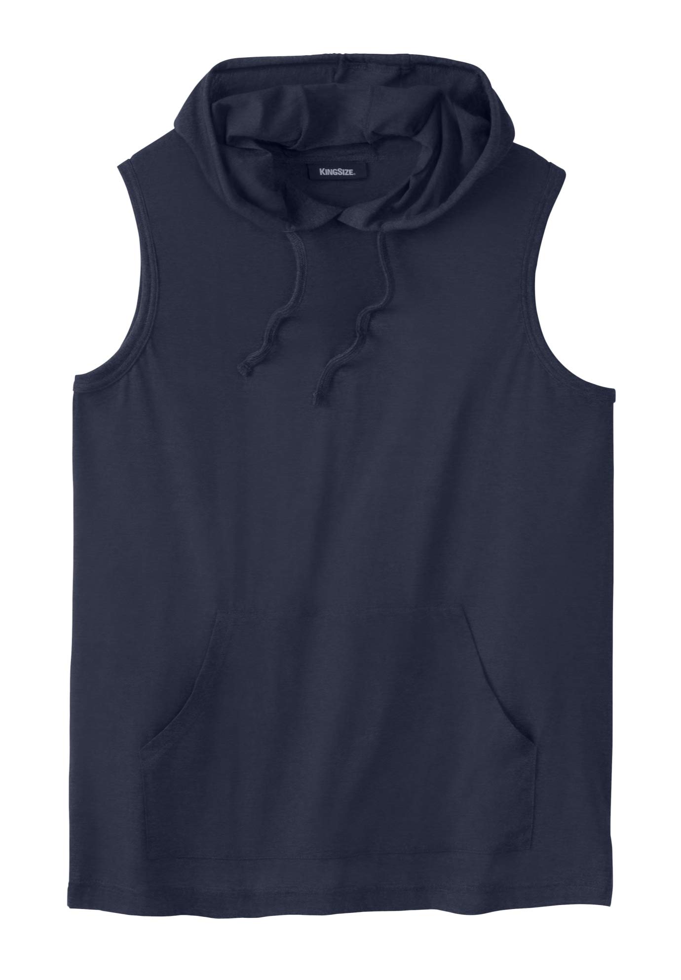 KingSize Men's Big & Tall Lightweight Muscle Hoodie Tee - Comfortable Workout & Gym Wear for Tall Men