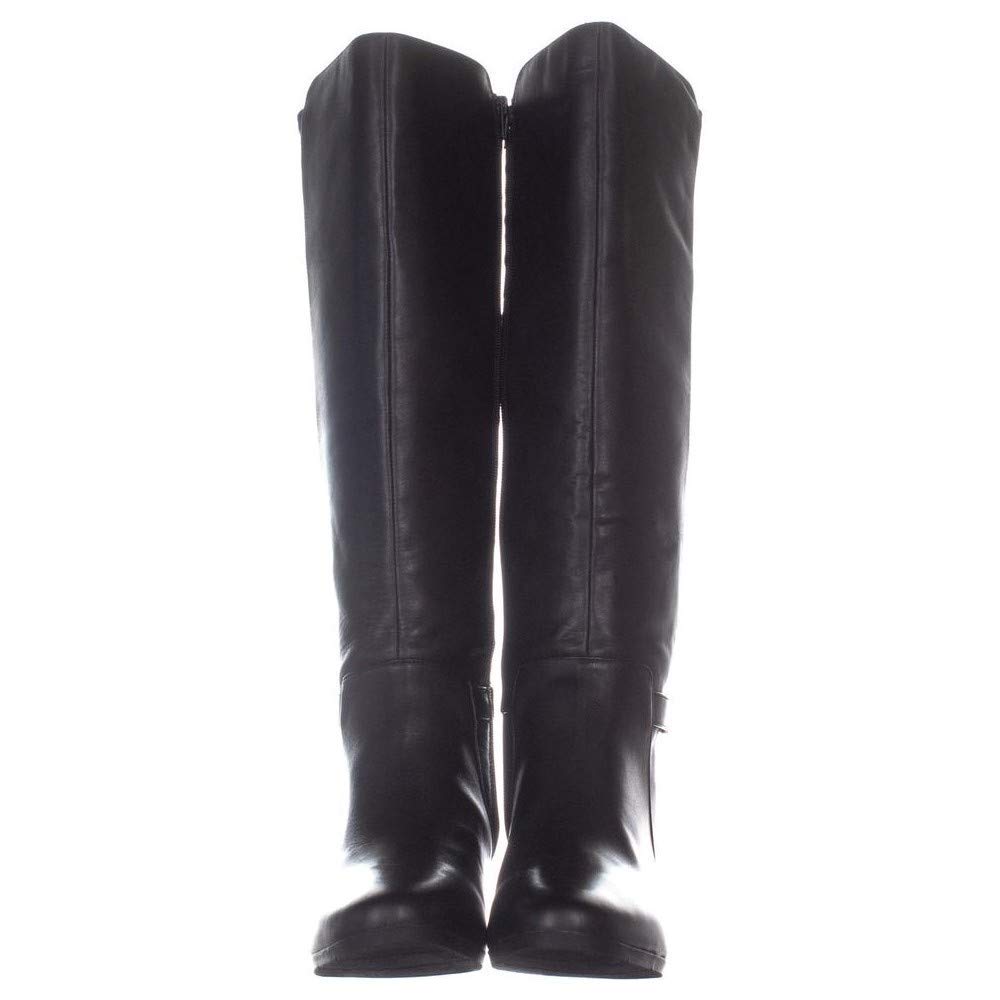 Giani Bernini Women's Catrinaa Leather Over The Knee Boots - Stylish Closed Toe Fashion Boots for Fall & Winter Outfits, Date Night & Party Wear