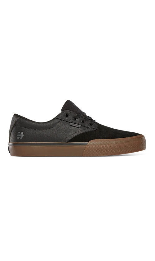 Etnies Jameson Vulc BMX Skate Shoes for Men - Black/Gum Color - Durable & Comfortable Sneakers for BMX Riding, Skateboarding & Casual Wear