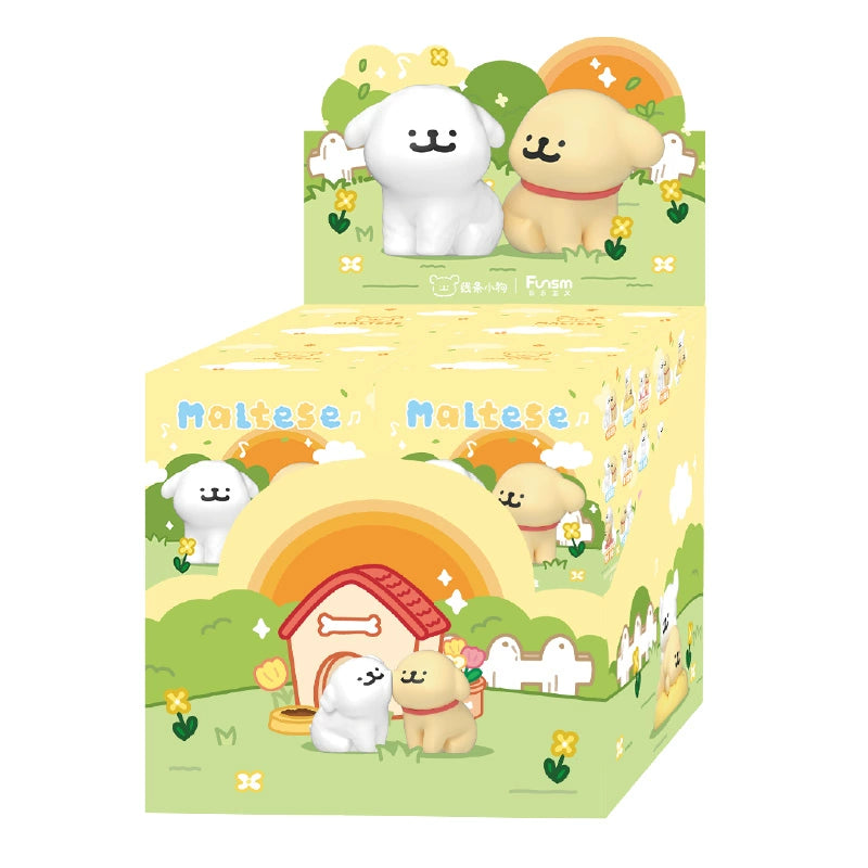 Adorable Maltese Happy Snuggling Series Blind Box Collectible Toy - Perfect for Dog Lovers, Gift Giving & Home Decor