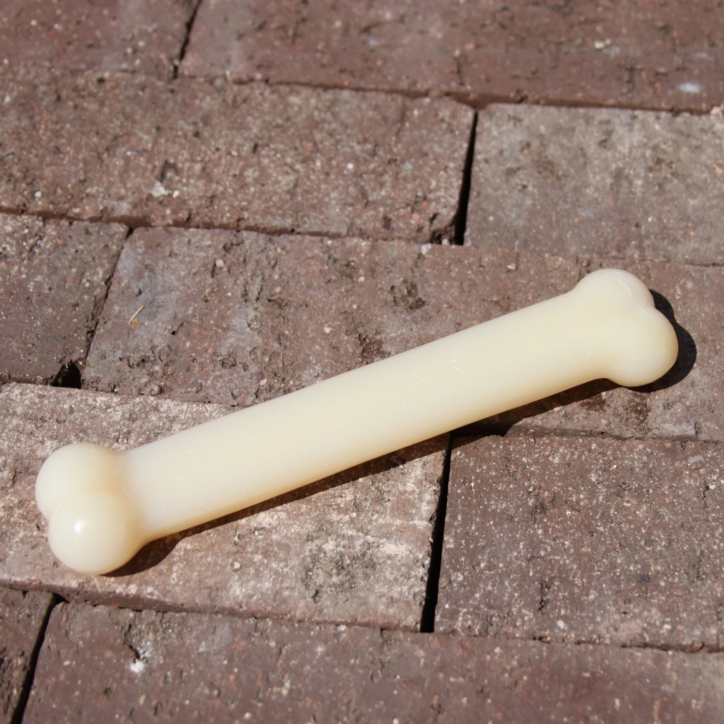 Nylabone Original Bone Dog Chew Toy - Durable Puppy Teething Chew for Small, Medium & Large Dogs - Great for Aggressive Chewers & Dental Health - Perfect for Indoor & Outdoor Playtime