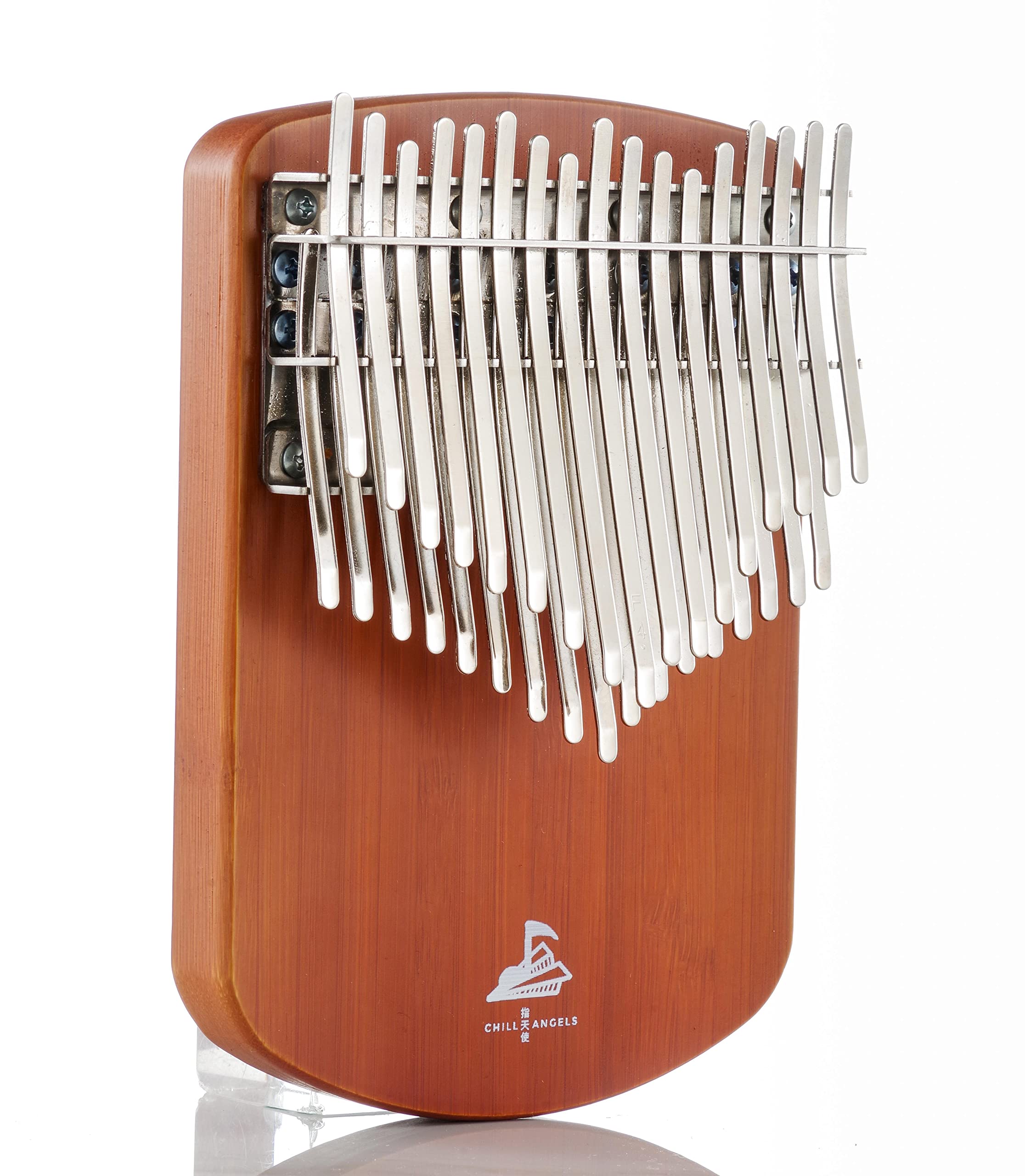 Chill Angels 34 Key C-Tuned Kalimba Thumb Piano - Upgraded Double Layer Flat Board Musical Instrument for Beginners & Professionals | Perfect Gift for Kids & Adults | Play Popular Songs - Ideal for Relaxation, Music Therapy & Creative Learning
