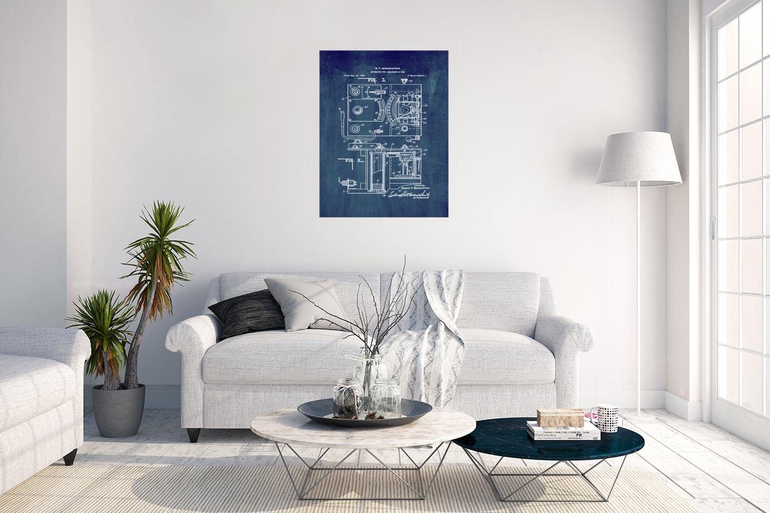 Police Law Enforcement Breathalyzer Patent Print Midnight Blue (5