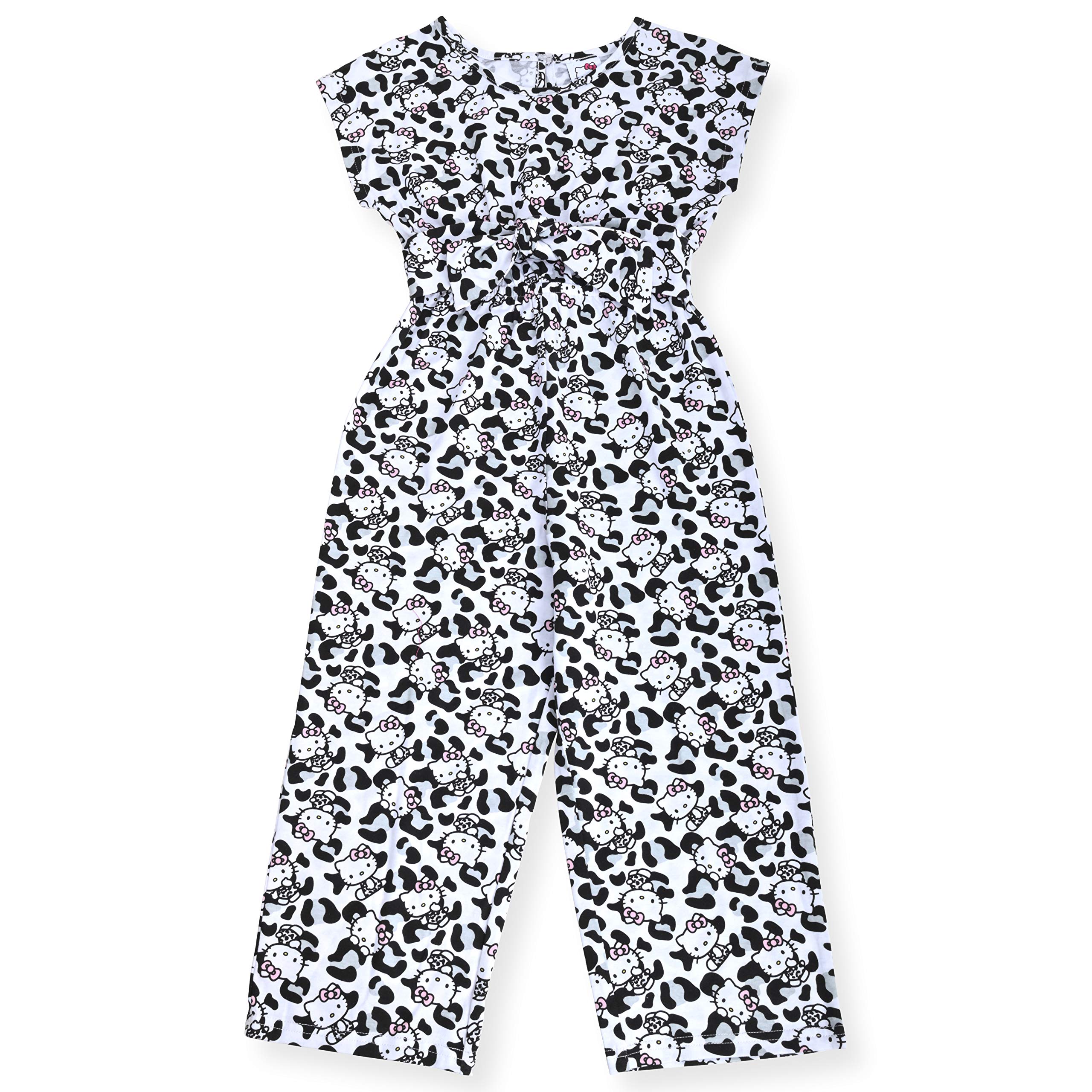 Hello Kitty Girls Jumpsuit - Fashionable Active Character Romper for Big Girls & Toddlers | Cute Summer Outfit for Playdates, Birthday Parties & Casual Wear