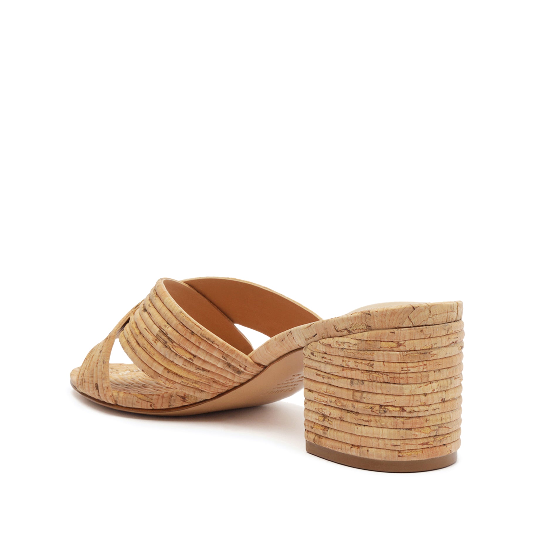 Latifah Women's Cork Mule Sandals - Comfortable & Stylish Summer Slide Shoes for Beach, Pool, and Casual Outings