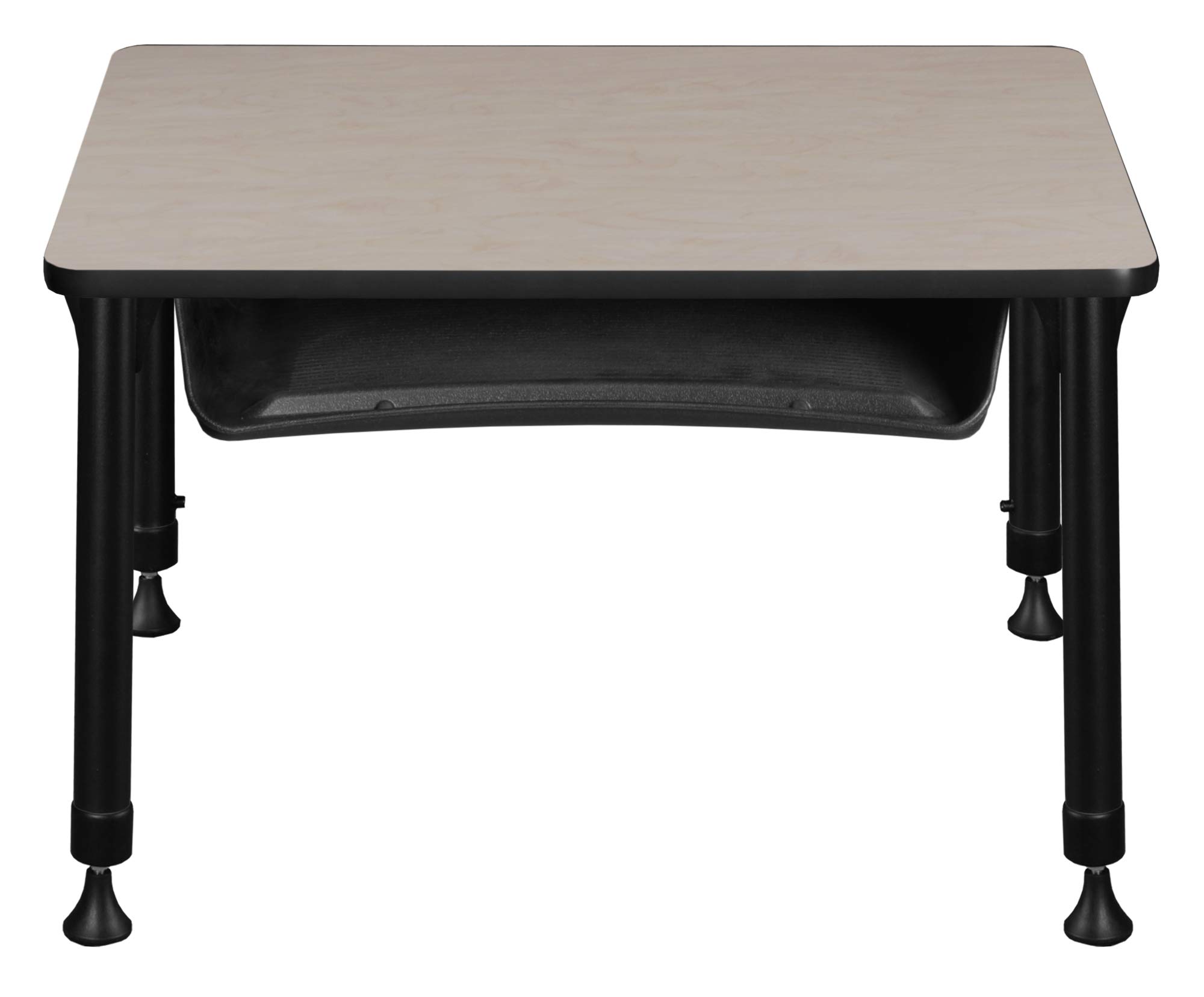 Regency Height Adjustable Rectangular Student Desk with Storage - 18.5