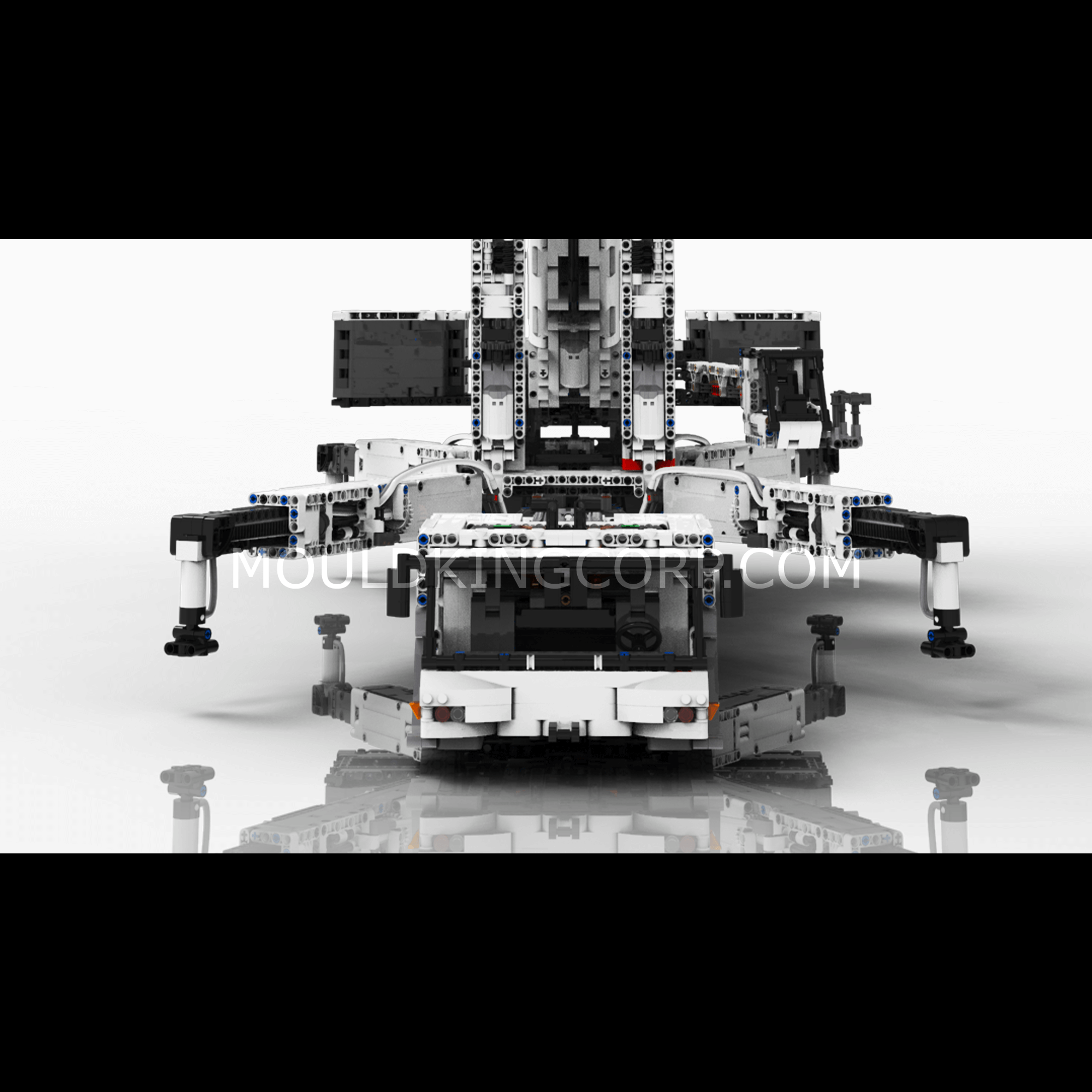 Mould King 17007 Ultimate Liebherr LTM 1120 Remote Control Crane Building Kit - 8506 Piece Technic Construction Set for Adults & Teens | STEM Toy, Engineering Model, Collector's Display, Birthday Gift for Boys & Girls | DIY Assembly Project for Home & Office Decor