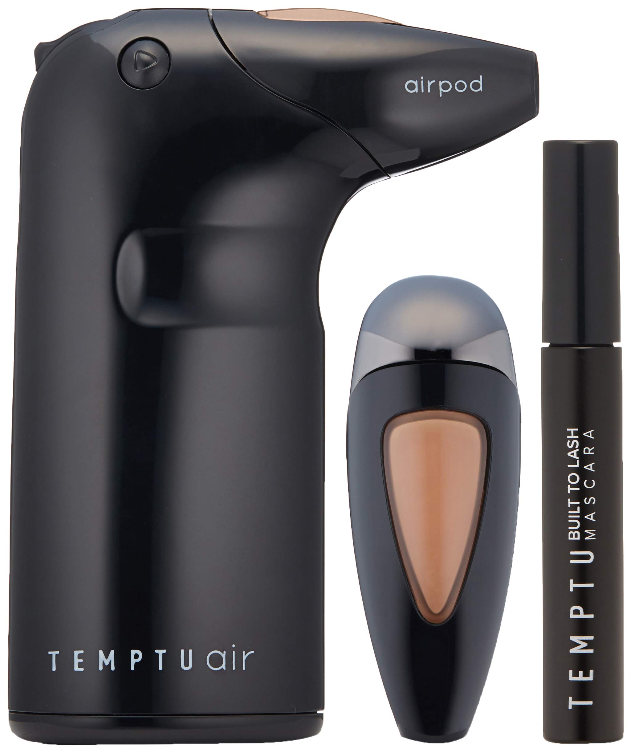 Temptu Air Modern Glam Holiday Set - At-Home Airbrush Makeup Kit with Extra Pod & Mascara | Long-Lasting, Buildable Foundation in Multiple Shades | Perfect for Holiday Parties, Weddings & Special Occasions