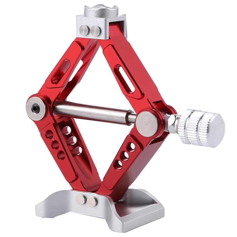 YZtree RC Adjustable Jack Stand - Heavy Duty Aluminum Alloy Scissor Lift for 1/10 RC4WD D90 SCX10 RC Cars (6T0N) - Perfect for Off-Road Adventures & RC Car Maintenance