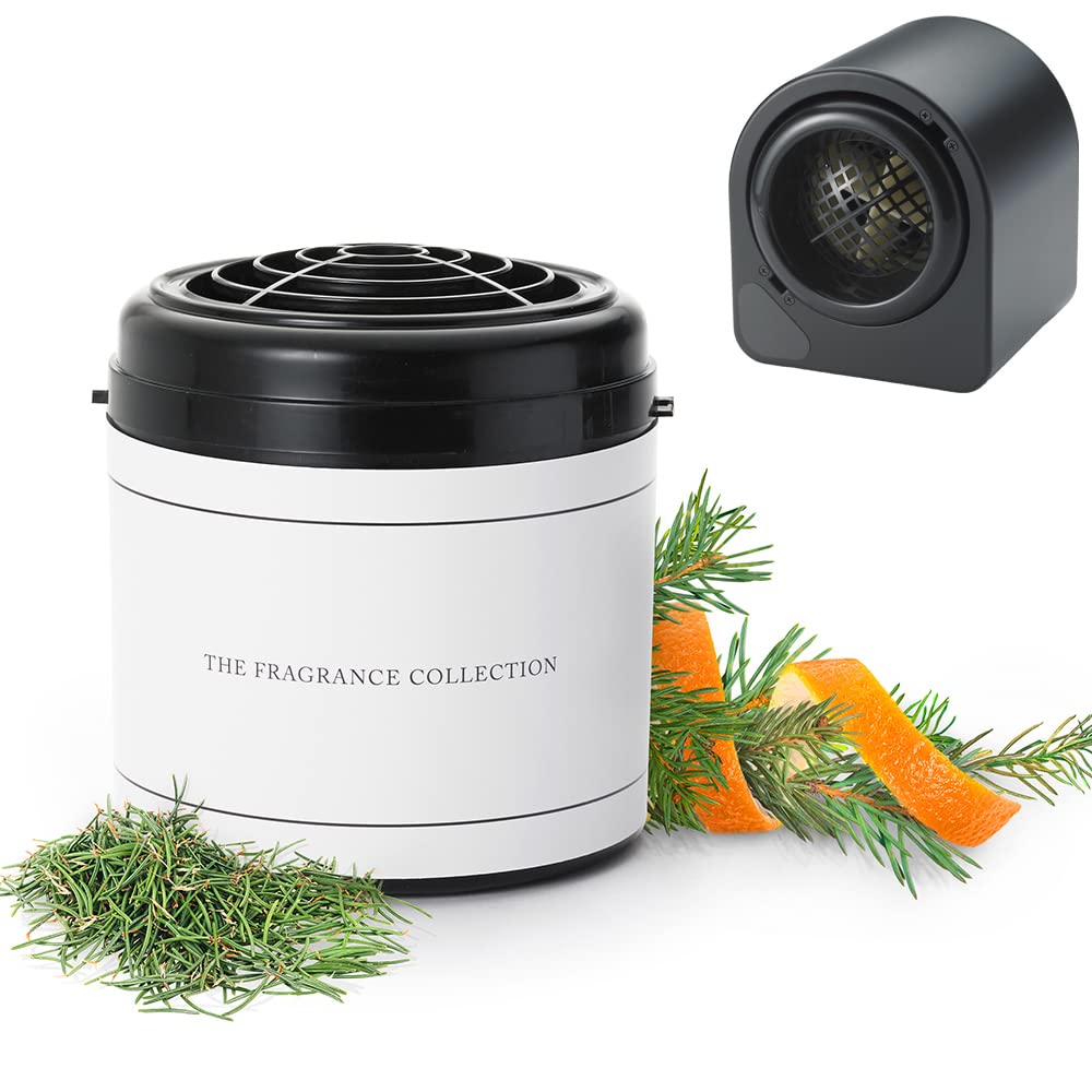 Luxury The Ritz-Carlton Aroma Diffuser Set with Pine Forest Scent Cartridge - Essential Oil Diffuser for Home & Office with Orange, Pineapple, Fir & Evergreen Fragrances - Perfect for Relaxation, Spa & Aromatherapy Sessions