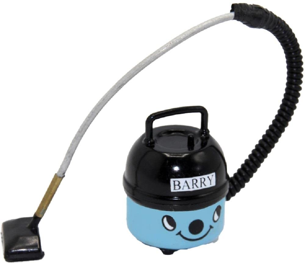 1:12 Scale Miniature Blue Vacuum Cleaner for Dollhouse - Modern Cleaning Accessory by Melody Jane | Perfect for Dollhouse Play, Collectors & DIY Miniature Scenes
