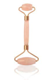Natural Rose Quartz Roller & Free Rose Quartz Roller Bottle - Anti-Aging Facial Massager for Face & Under Eye Dark Circles - Perfect for Skincare Routine & Relaxation at Home
