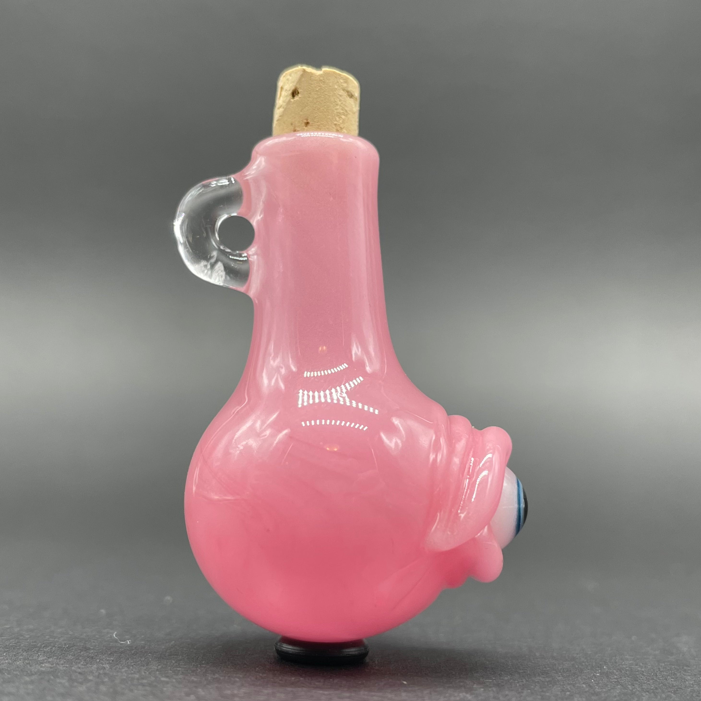 Pink Cyclops Potion Bottle - Unique Halloween Party Decor, Cosplay Prop, Witchcraft Accessory - Perfect for Themed Parties, DIY Potions & Fantasy Collections