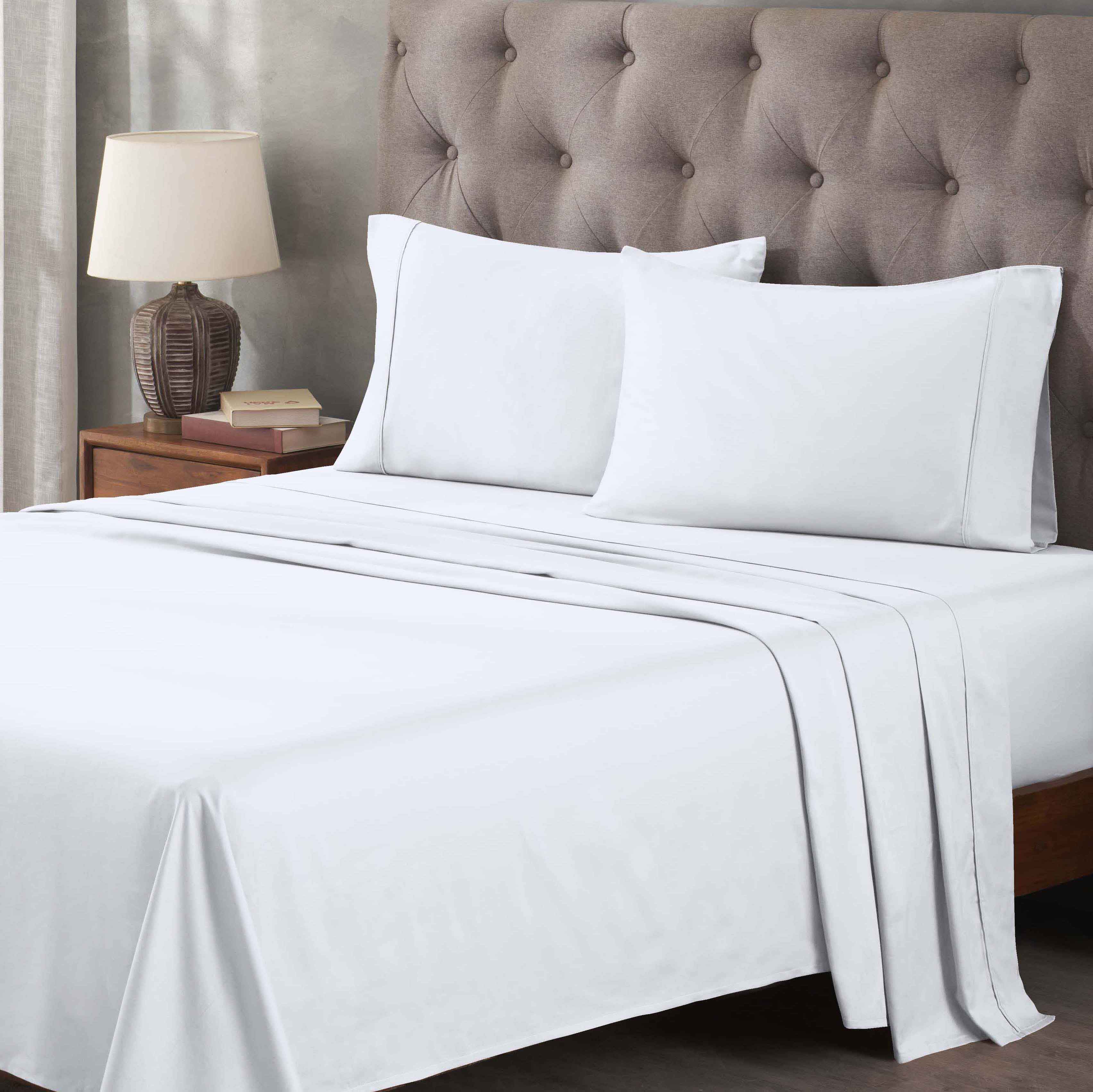 Premium 400 Thread Count Egyptian Cotton Bed Sheet Set - Soft, Breathable & Durable for Luxury Bedroom Comfort