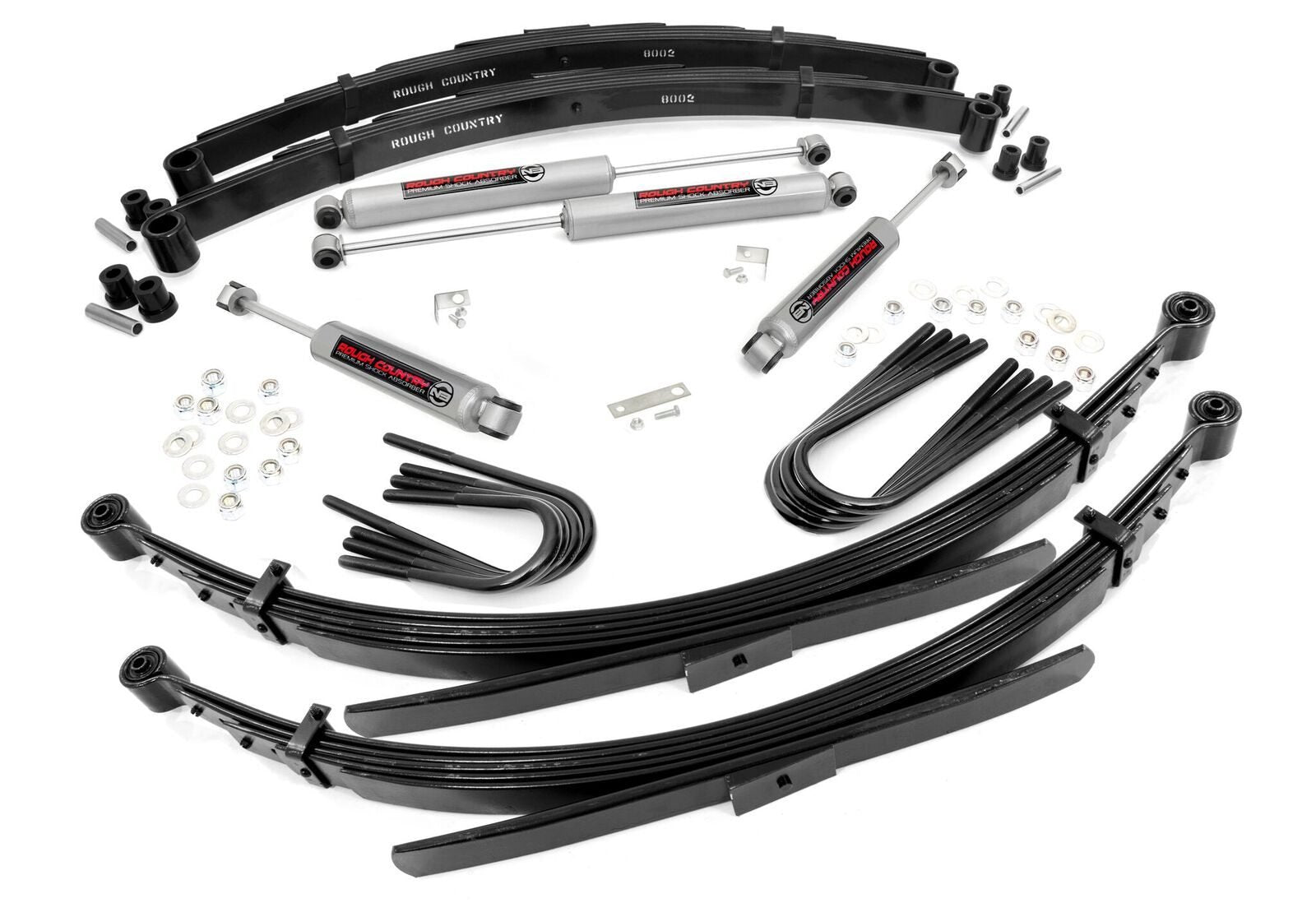 2 Inch Lift Kit | 56 Inch Rear Leaf Springs for 1977-1987 Chevy/GMC C25 K25 Truck & Suburban 3/4 Ton | Heavy Duty Off-Road Suspension Upgrade | Perfect for Towing, Overlanding & Rough Terrain Adventures