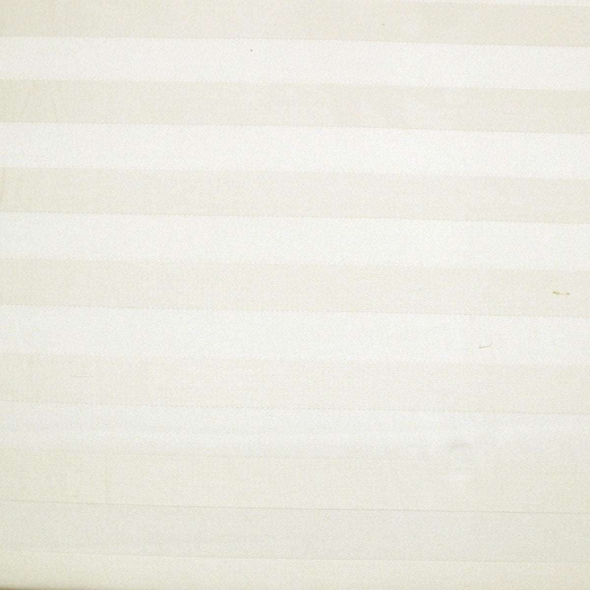 1000TC Luxury Self-Striped Tailored Quilt Cover Set - King Size Ivory - Soft Bedding for Master Bedroom & Guest Room - Breathable Cotton Quilt Cover for All Seasons