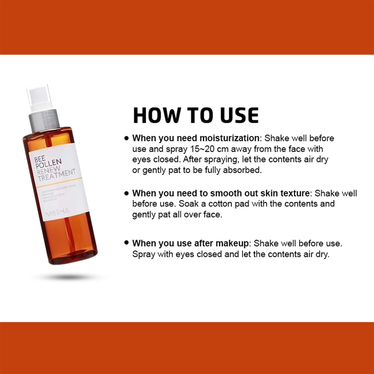 Missha Bee Pollen Renew Treatment 150ml - Hydrating & Anti-Aging Facial Essence for Glowing Skin | Perfect for Daily Skincare Routine & Nighttime Repair