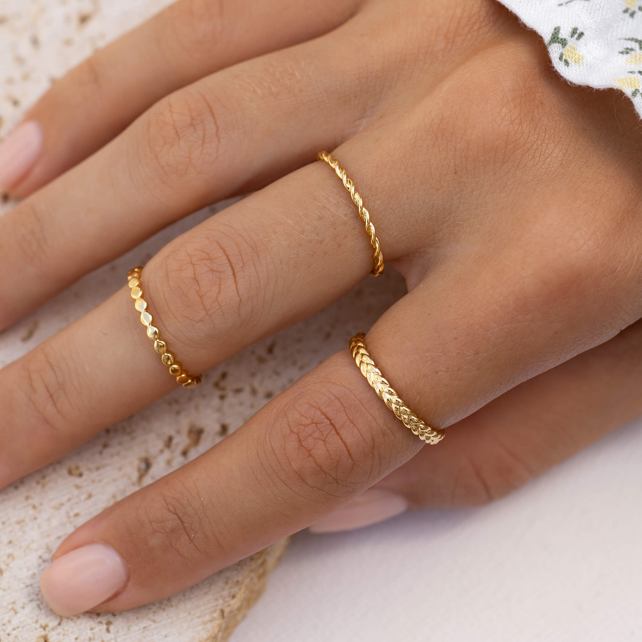 Lena Braided Ring - Elegant and Stylish Jewelry for Women | Perfect for Everyday Wear, Parties, and Special Occasions