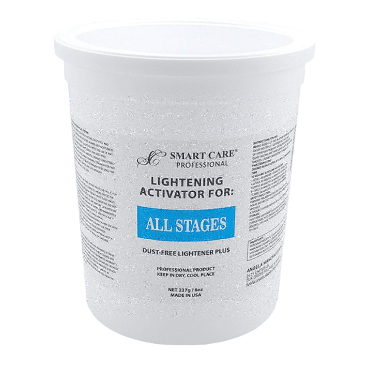 Lightening Activator Powder - 8 oz Hair Lightener for All Stages - Professional Bleach & Lightening Cream for Blonde Highlights, Balayage & Ombre at Home