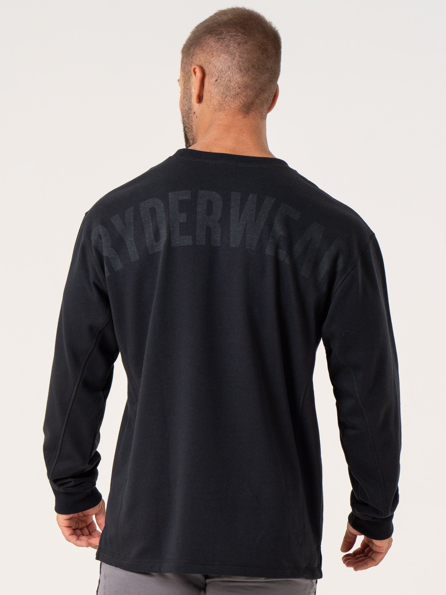 Premium Force Crew Neck T-Shirt for Men - Soft Cotton Black Tee - Casual Wear & Gym Workout Shirt